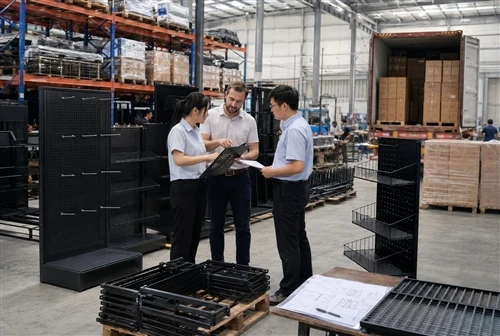 Produttore di espositori in metallo del Guangdong: come gli acquirenti esteri...